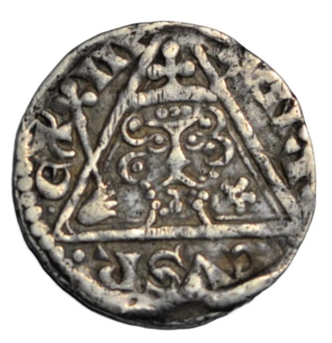 British hammered, Ireland, Henry III, AR penny, c. 1251-4, Richard on Dublin, pellets on N/S