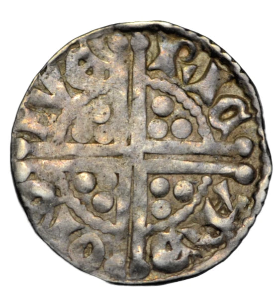 British hammered, Ireland, Henry III, AR penny, Richard on Dublin, three hair curls each side