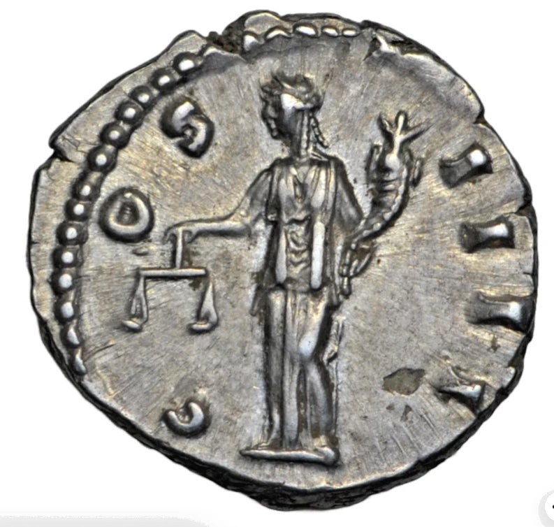 Roman Imperial, Antoninus Pius, AR denarius, Rome c. 148-9 AD, Aequitas standing left, COS IIII