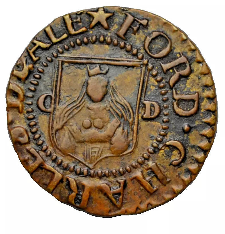 British tokens, Lincolnshire, Stamford, John Blyth and Charles Deale, farthing token, as BW 240