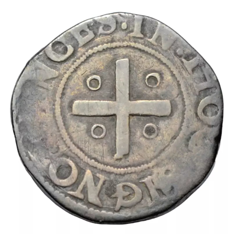 World, Portugal, Sebastian I, AR 1/2 tostao, Lisbon, c. 1557-78