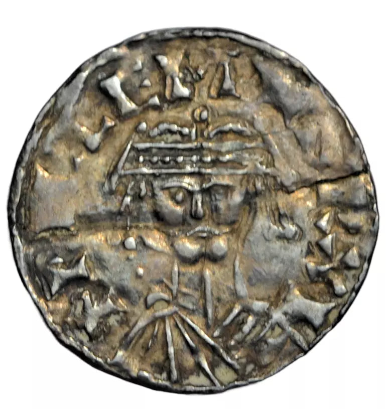 British hammered, William I "the Conqueror", silver bonnet penny, Liefric on Leicester 1068-70 AD