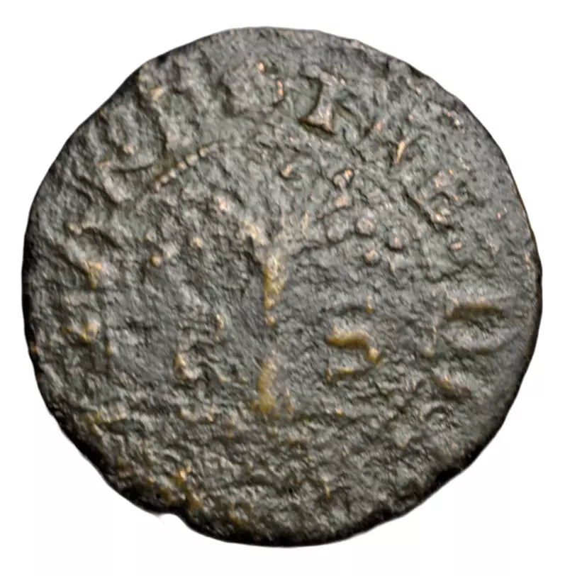 British tokens, Ireland, Co. Wexford, Ross, Richard Stephens, penny token 1673, arm with cutlass