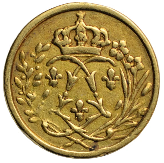 World, France, Louis XVIII, entry into Paris, 3 May 1814, gold medal, dedicated on edge