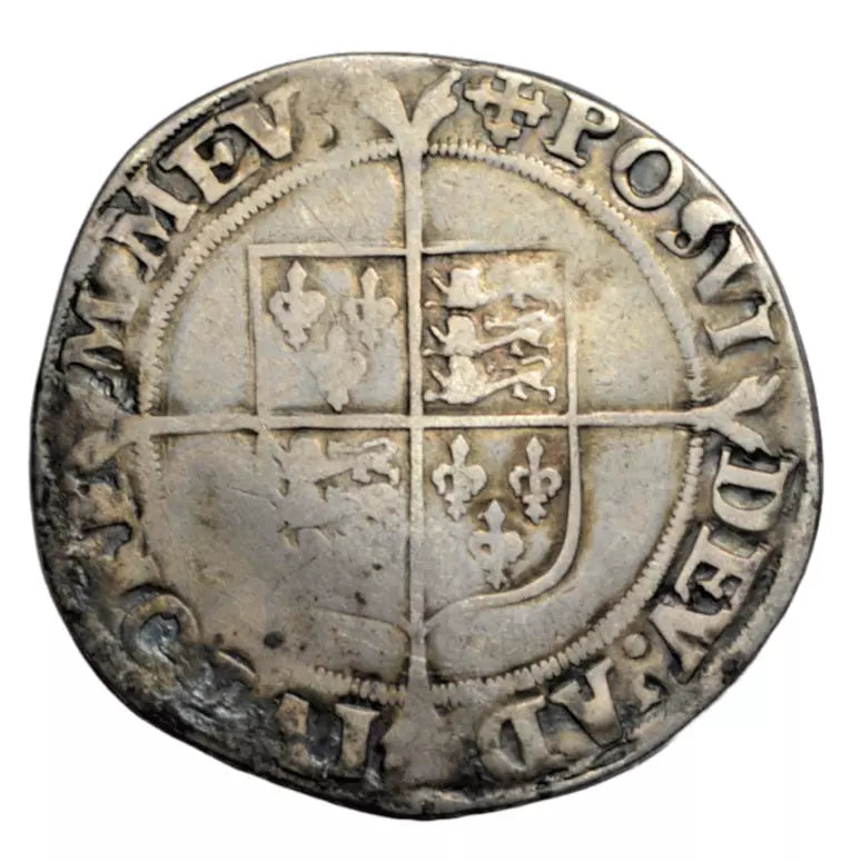 British hammered, Elizabeth I, silver hammered shilling, second issue, mm cross-crosslet, c 1560-1