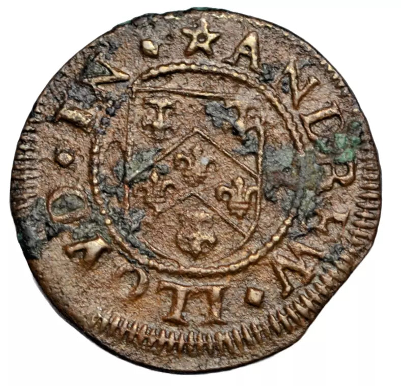British tokens, Ireland, Dublin, Andrew Lloyd, penny token 1658, ex-Norweb collection (6232)