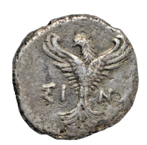 Greek, Paphlagonia, Sinope, AR trihemiobol c. 330-300 BC, nymph facing/eagle, ex-Pozzi