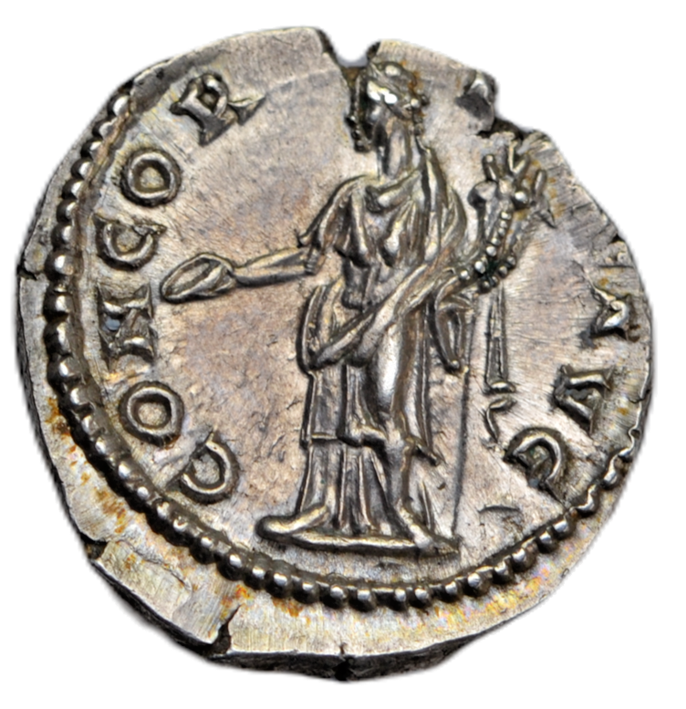 Roman Imperial, Sabina (wife of Hadrian), silver denarius c. 136-8 AD, Rome, Concordia