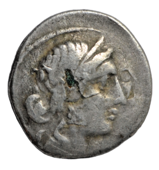 Roman Republican, Julius Caesar, fourrée denarius c. 48-47 BC, Venus/Aeneas carrying Anchises