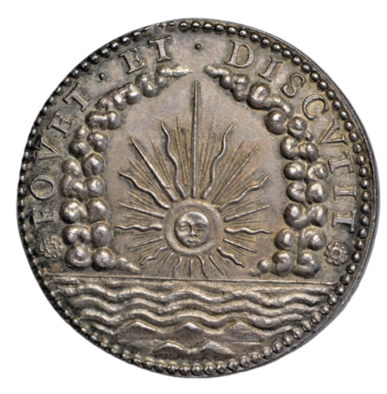 World, France, Antoine de Bourbon, king of Navarre, silver medal by Delaune, dies c1560