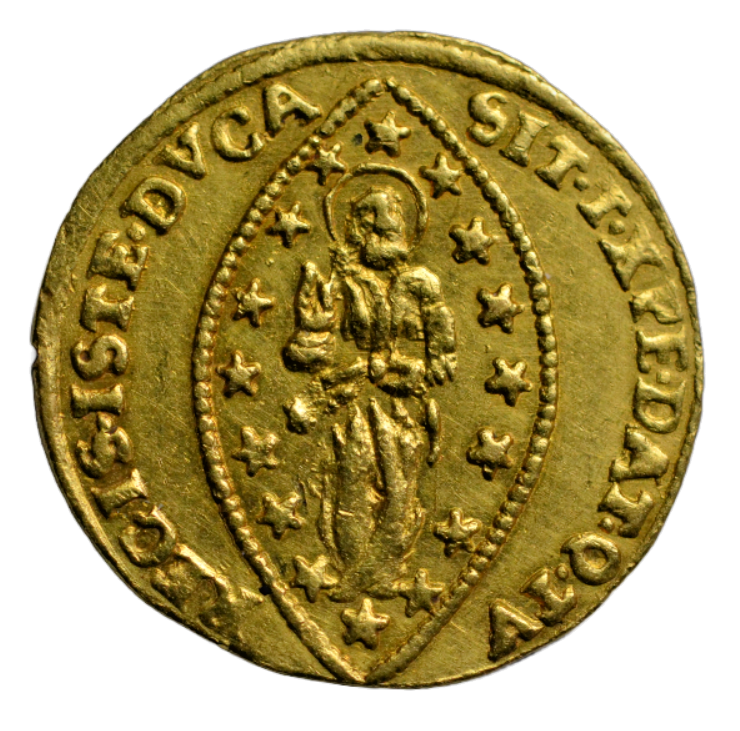 World, Italy, Venice, Paolo Renier, doge 1779-1789, gold ducat (zecchino)