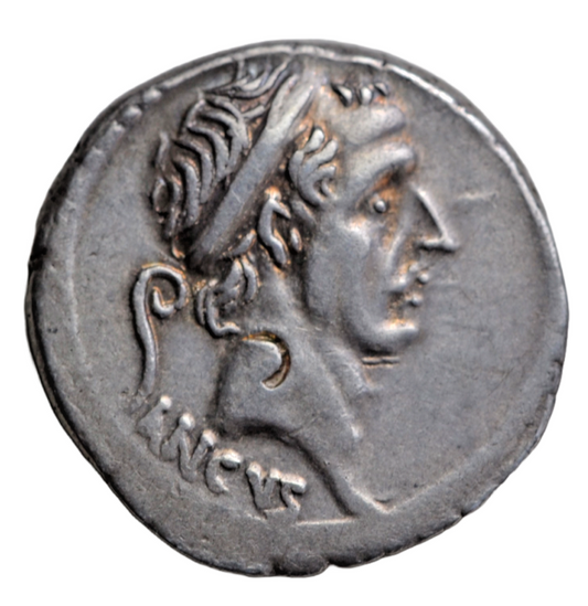 Roman Imperial, Roman republic, L. Marcius Philippus, silver denarius, c. 56 BC, Ancus Marcius