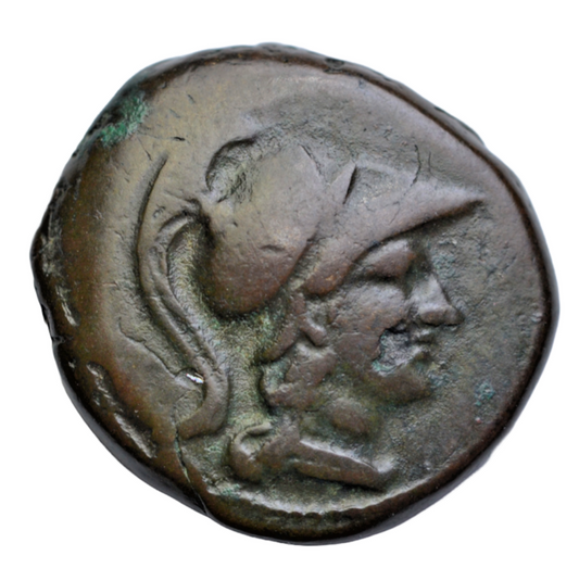 Greek, Attica, Athens, AE20, c. 98-87 BC, Athena/Zeus hurling thunderbolt