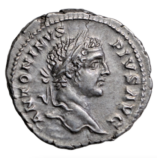Roman Imperial, Caracalla, silver denarius 207 AD, Securitas seated left, as RIC 92