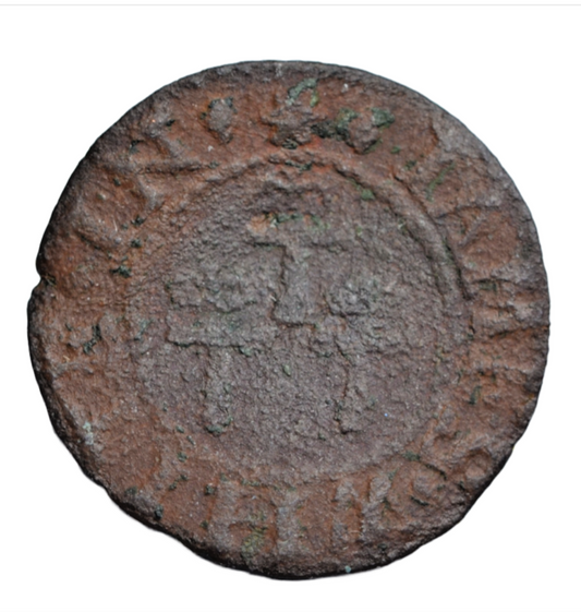 British tokens, Kent, Orpington, James White, farthing token c. 1669, as BW 442, very rare