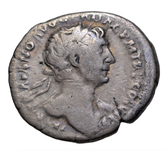Roman Imperial, Trajan, silver quinarius, c. 112-4 AD, light drapery, Victory right, very rare