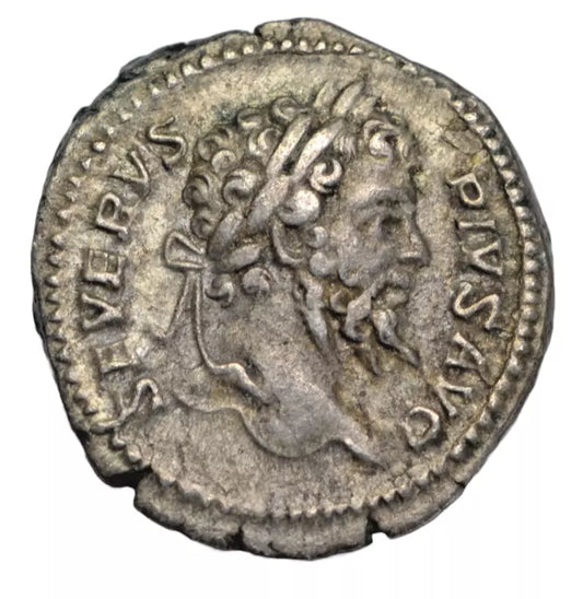 Roman Imperial, Septimius Severus, silver denarius, Rome c. 202-10 AD, Cybele on lion