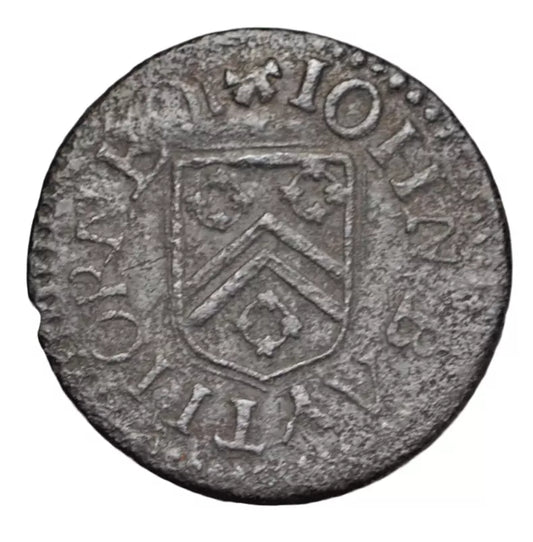British tokens, Suffolk, Bury St. Edmund's, John Baythorne, farthing token 1657, as BW 40-1