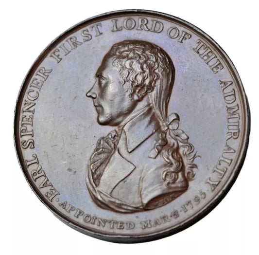 British medals, George Spencer, 2nd Earl Spencer, as First Lord of the Admiralty, AE medal 1798