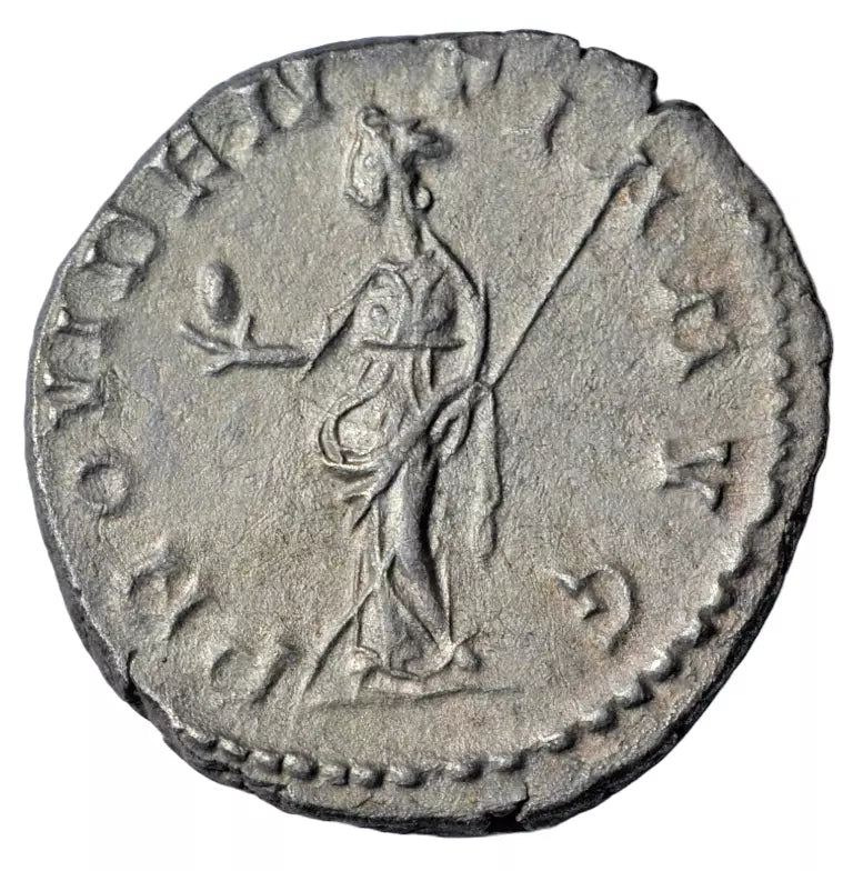 Roman Imperial, Postumus AR antoninianus, Cologne 260-9 AD, Providentia holding globe RIC 323