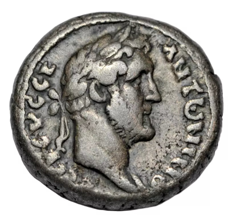 Roman Provincial, Egypt, Alexandria, Antoninus Pius, BI tetradrachm, year 14, c. 150-1 AD, eagle