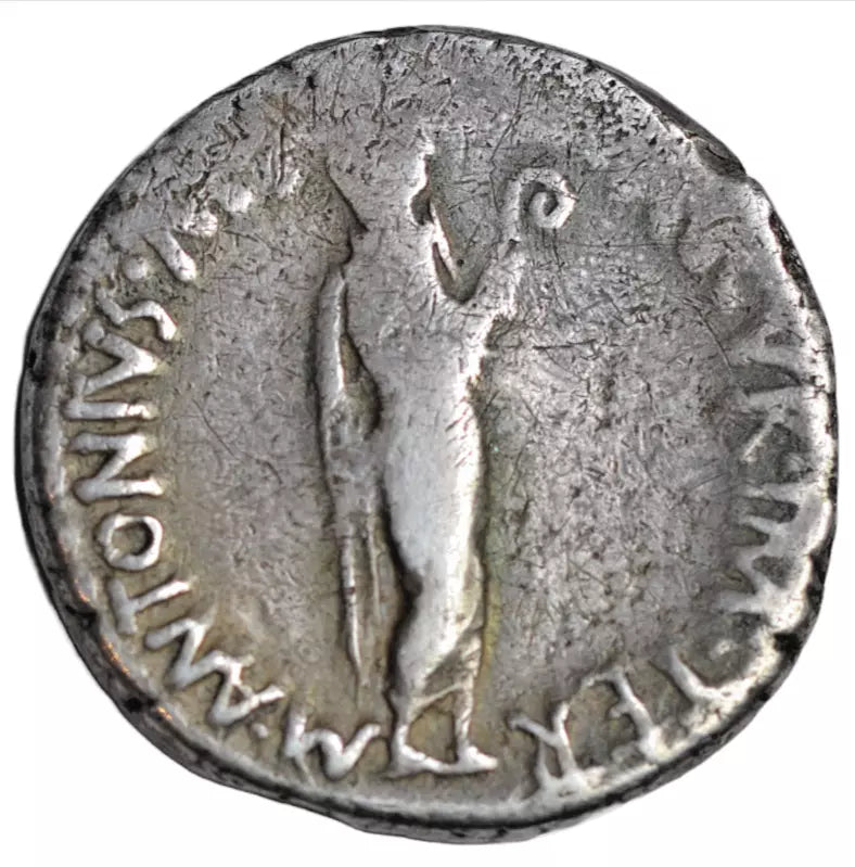 Roman Republican, Mark Antony AR denarius, Athens, Summer 38 BC, Mark Antony/ Sol. Cr. 533/2