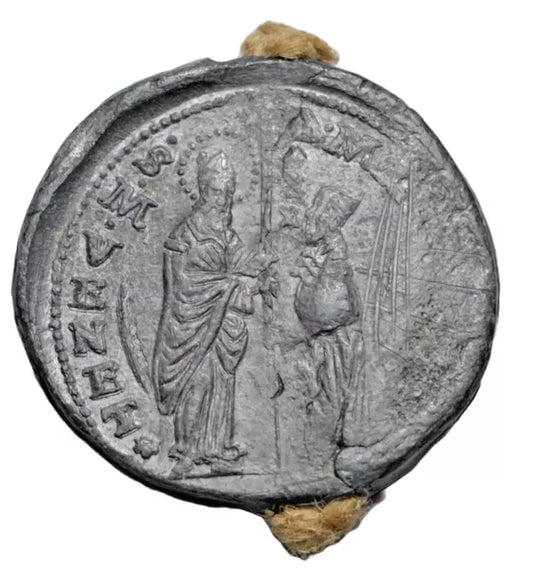 World, Italy, Venice, Marino Grimani, doge, lead bolla (seal), c. 1595-1605