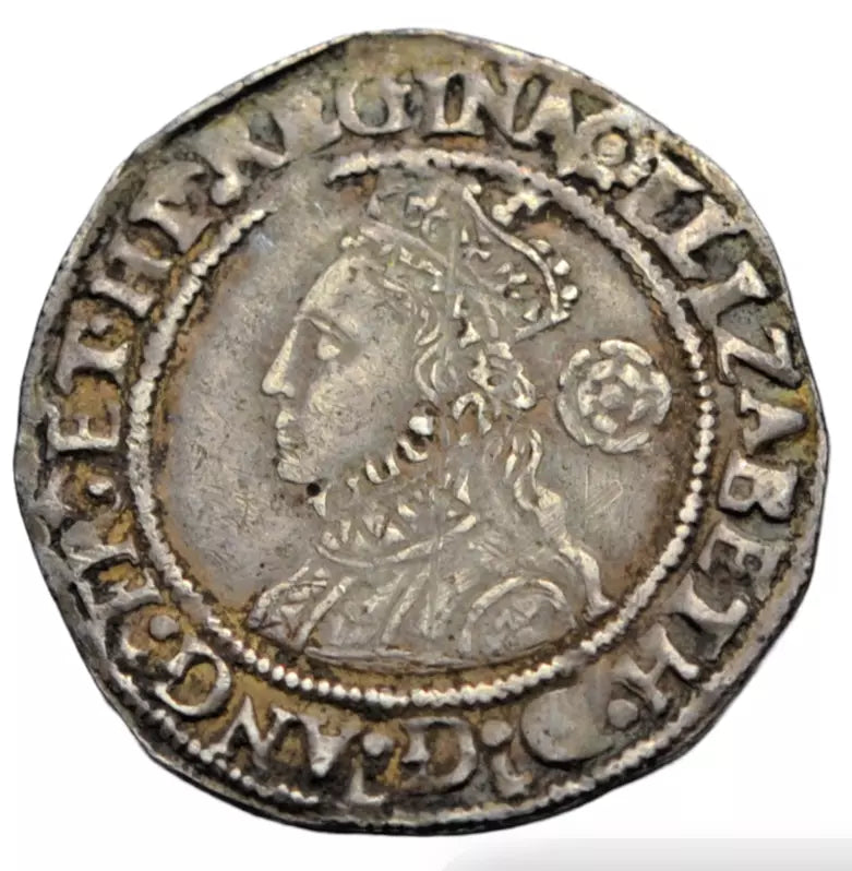 British hammered, Elizabeth I, silver threepence 1565, mm rose, ex-Shuttlewood, Greenhalgh plate