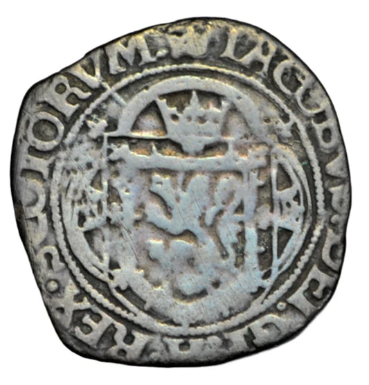 British, Scotland, James V, BI plack, first coinage, Edinburgh, c. 1513-26