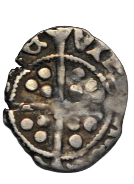 World, Ireland, Edward IV, heavy coinage cross and pellet penny, type 1, Drogheda mint