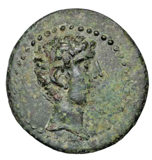Roman Provincial, Mysia, Parium, Augustus, AE as (26 mm), c. 27 BC - 14 AD, capricorn left