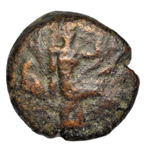 Greek, Crete, Gortyna, AE18 c. 250-221 BC, Europa riding bull/Europa seated in tree