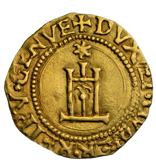 World, Italy, Genoa, biennial doges, gold scudo d'oro, first phase, c. 1528-41