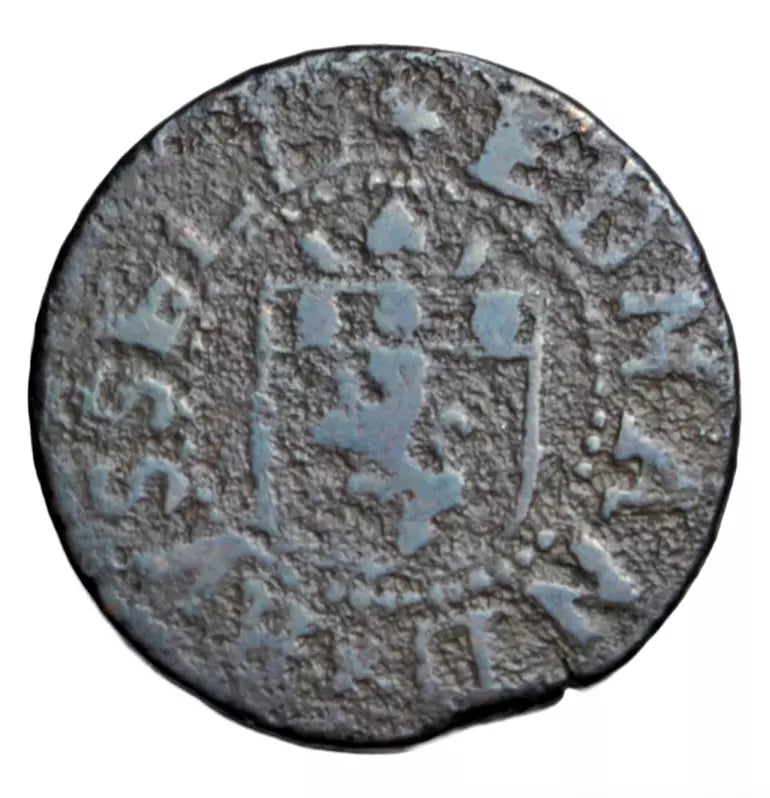 British tokens, Ireland, Waterford, Edmund Russell, penny token 1673, arms with lion rampant