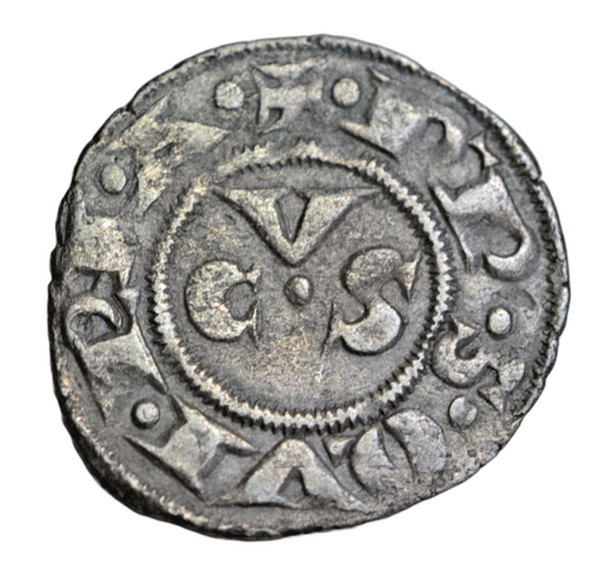 World, Italy, Ancona, silver anonymous denaro, c. 13th century AD