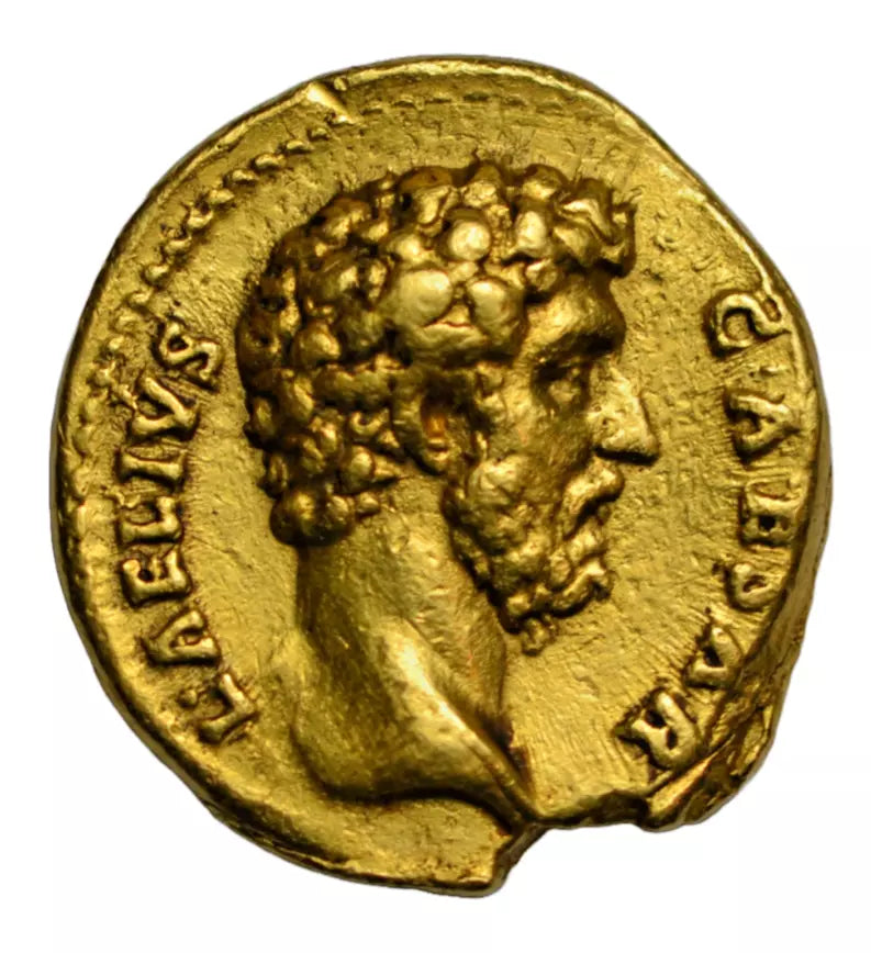 Roman Imperial, Aelius as Caesar, gold aureus 137 AD struck under Hadrian, Concordia seated left