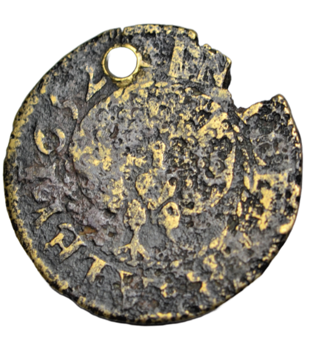 British tokens, Southwark, Pepper Alley, Arthur Adams, farthing token 1652, peacock depicted