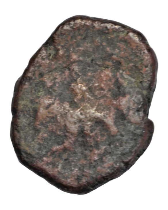 Greek, Crete, Gortyna, AE18 c. 250-221 BC, Europa riding bull/Europa seated in tree