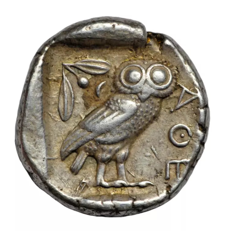 Greek, Attica, Athens, silver tetradrachm c. 454-404 BC, Athena/Owl