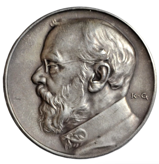 World, Germany, Bavaria, Ludwig III, accession 1913, silver medal by Karl Goetz