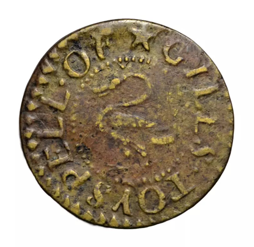 Roman Imperial, Essex, Colchester, Giles Toyspell, farthing token 1666, swan depicted