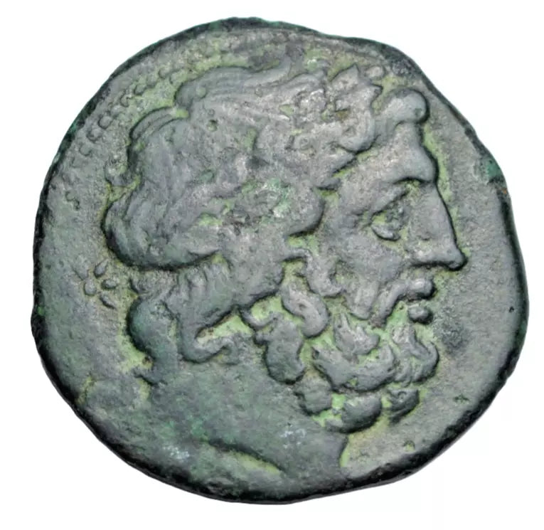 Greek, Sicily, the Mamertini, AE pentonkion, c. 210 BC, Zeus/Warrior