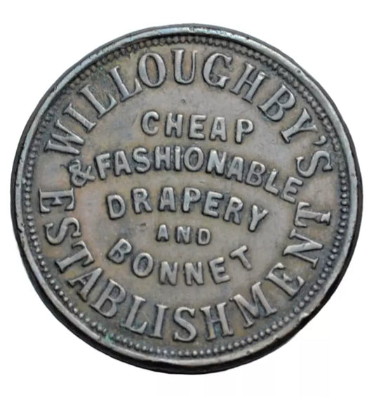 British tokens, Yorkshire, York, Willoughby's unofficial farthing token, ex-Cokayne etc.